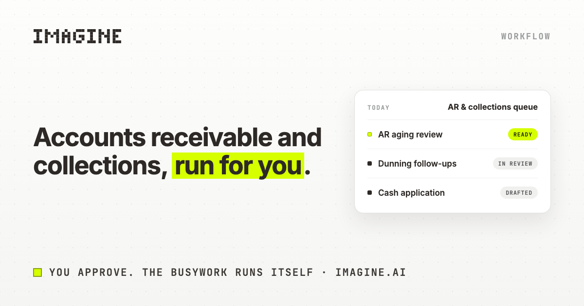 Accounts Receivable & Collections Automation | Imagine